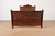 Victorian Antique Victorian Carved Oak Full Size Bed, Circa 1890s For Sale - Image 3 of 14