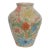 RRP Co Roseville Lucia Vase Tall Ceramic Raised Floral Motif Cream Color 4527b For Sale