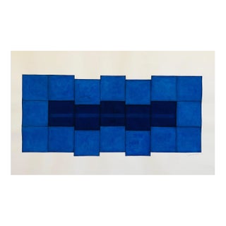 Jae Hahn, Korean Abstract Minimalist Color Gouache Painting LA Woman Artist MInimalism For Sale