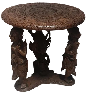 Carved Oriental Table