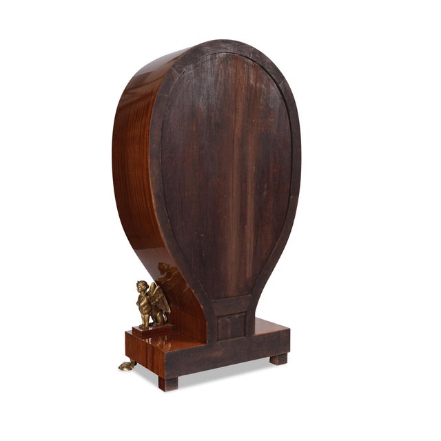 Amsterdam Lyre Secretary in Mahogany on Oak, 1870s For Sale - Image 14 of 14