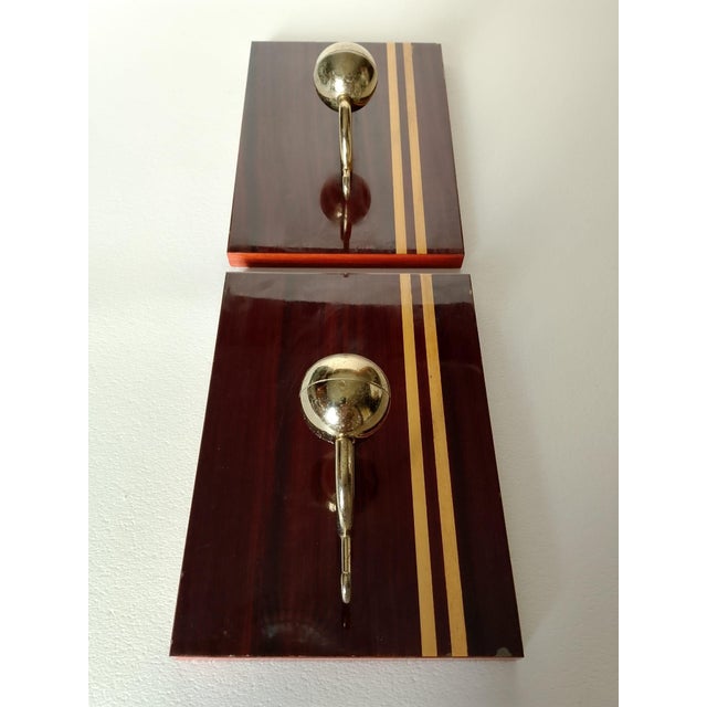 Mid-Century Modern Italian Coat Hangers, 1970s, Set of 2 For Sale - Image 16 of 16