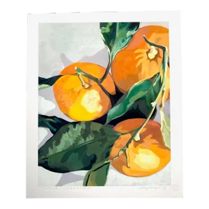 Three Clementines Cottage Abstraction Giclee by Neicy Frey