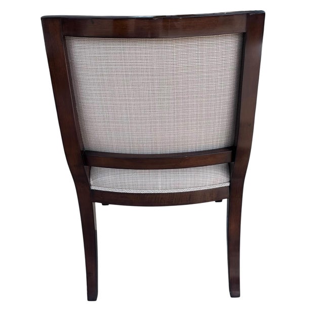 2000 - 2009 Set of 8 Nancy Corzine Art Deco Style Mahogany Dining Chairs For Sale - Image 5 of 8