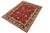Traditional Oriental Ziegler Red Blue Hand-Knotted Wool Rug - 8'0'' X 9'9'' For Sale - Image 3 of 8