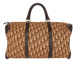 Christian Dior Brown Diorissimo Trotter Boston "Weekender" Bag, 1999.