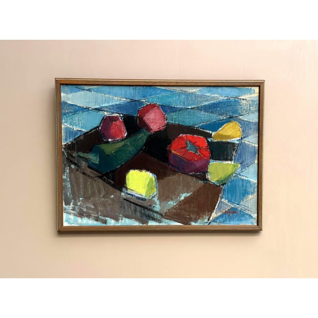 Gustaf Höglund, Still Life with Fruits, 1960s, Oil on Canvas, Framed For Sale - Image 4 of 16