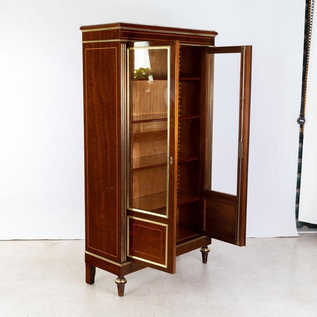 Antique Neoclassical Bookcase, 1820 For Sale - Image 3 of 7