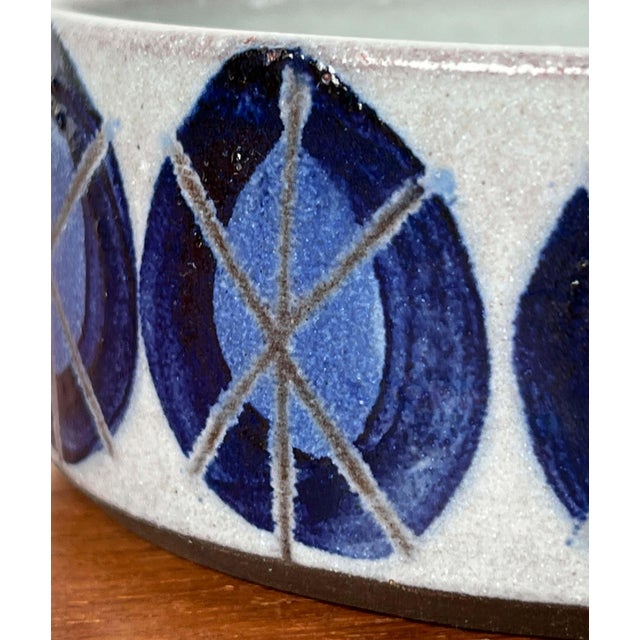 Mid-Century Modern Danish Studio Pottery Bowl with Handle by Zoltan Kiss Keramik, 1960s For Sale - Image 9 of 18