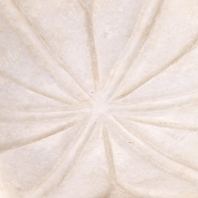 Jamie Young Lotus Marble Plates, Small - Set of 3 For Sale - Image 4 of 6