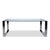 Glass Ring Glass Dining Table in Silver from Orsenigo For Sale - Image 7 of 9
