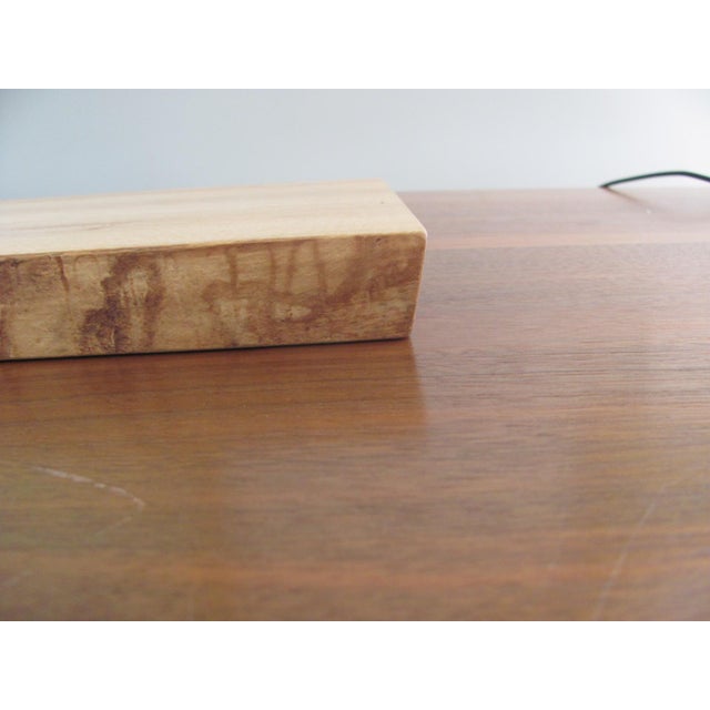 Mid-Century Modern Mira Nakashima Designed Maple Cutting Board or Display Plinth Signed and Dated For Sale - Image 3 of 10