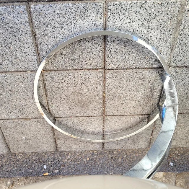 1990s Space Age Style Goldfinger Chairs in Fiberglass and Chrome Steel after Michel Cadestin, France, 1990s, Set of 4 For Sale - Image 5 of 18