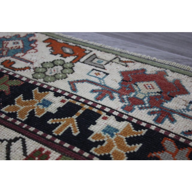 Orange 1970s Farmhouse Style Turkish Wool Oushak Area Rug For Sale - Image 8 of 12