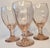 Contemporary Vintage Icy Pink Goblets- Set of Four For Sale - Image 3 of 9