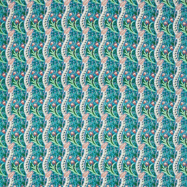 Morris & Co Daffodil Fabric in Archive For Sale