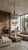 Rustic Large Mid-Century Italian Rustic White Glass & Wrought Iron Pendant Light For Sale - Image 3 of 4