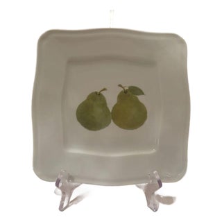 Two Pears Decorative Porcelain Plates For Sale