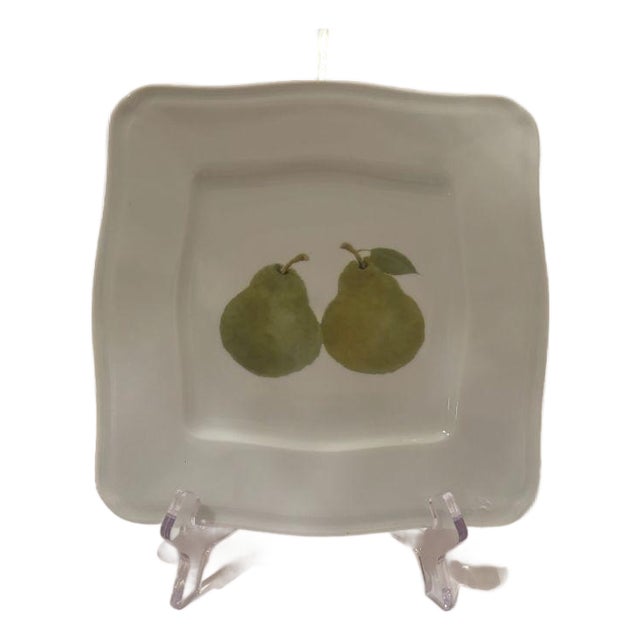 Two Pears Decorative Porcelain Plates For Sale