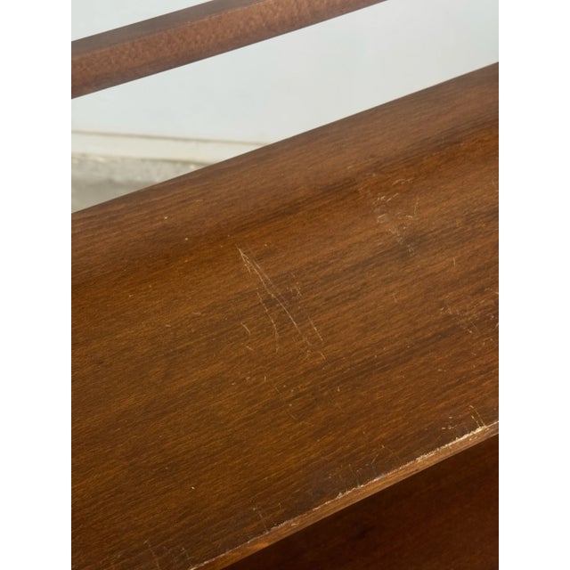 Wood Vintage Mission Style Shelving For Sale - Image 7 of 12