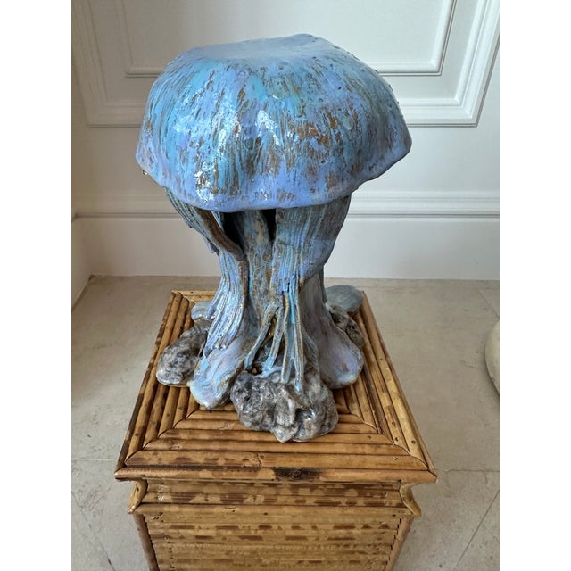 Abstract Vintage Signed 1970’s Ceramc Brutalist Sculpture For Sale - Image 3 of 17