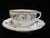 Dresden Schumann Bavaria Chateau Flower Cup & Reticulated Saucer Set of 5 For Sale - Image 10 of 13