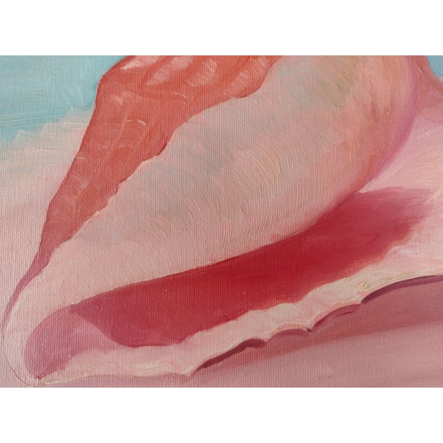 Whispers of the Sea – Original Coastal Oil Painting by Anita Blythe 11 X 14 For Sale In Santa Fe - Image 6 of 11