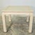 Late 20th Century Lane 1990 Ming Style Cream Enamel Crackle Finish Side Table 27" For Sale - Image 5 of 13
