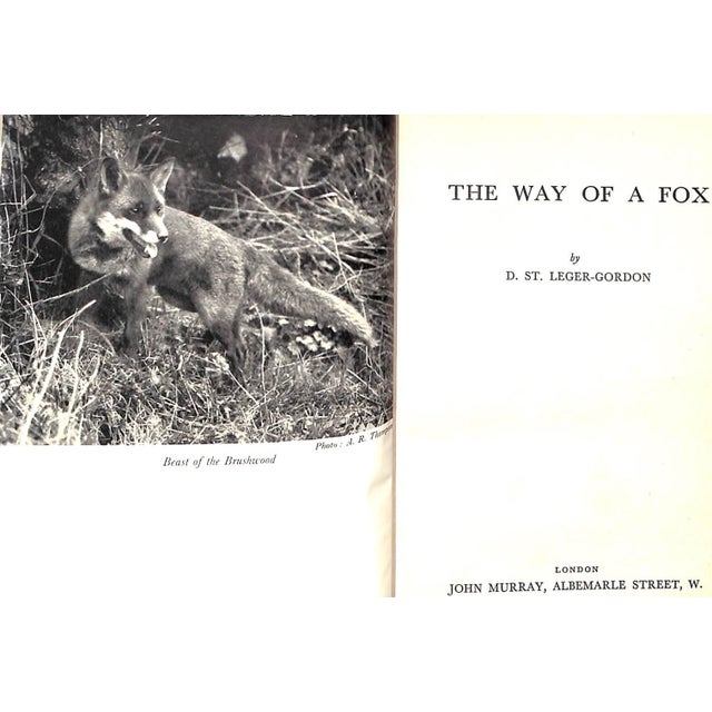 Traditional "The Way of a Fox" 1951 Leger-Gordon, D. St. For Sale - Image 3 of 9