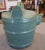 Chinese Early 20th Century Chinese Emerald Green Glazed Shiwan Pottery Well Bucket Form Water Pot For Sale - Image 3 of 8