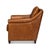 American Light Brown Leather Accent Chair For Sale - Image 3 of 10
