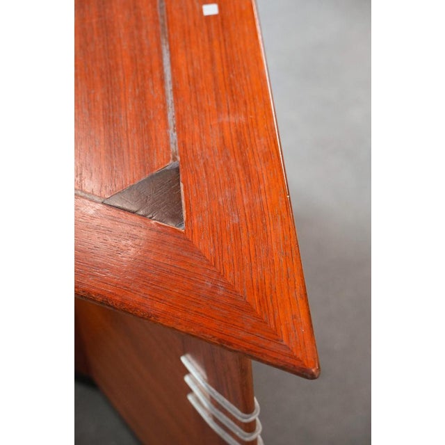 Art Deco Triangular Shaped Side Table from Schuitema For Sale - Image 12 of 15