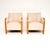 A stunning pair of Swedish Art Deco armchairs in satin birch. These were recently imported from Sweden, they date from the...
