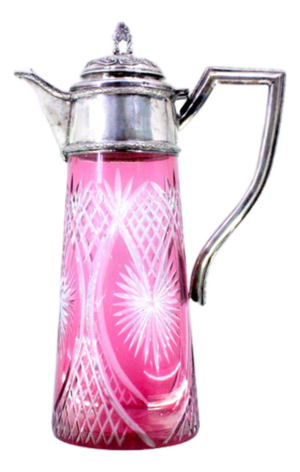 Wine Jug with Silver Structure