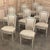 French Set of 8 French Louis XVI Painted Dining Chairs For Sale - Image 3 of 17