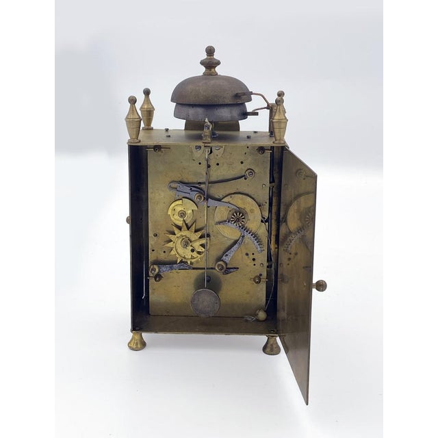 Swiss Officer's Pendule Capuchin Clock with Chevalier de Béthune Escapement, Early 19th Century For Sale - Image 6 of 9