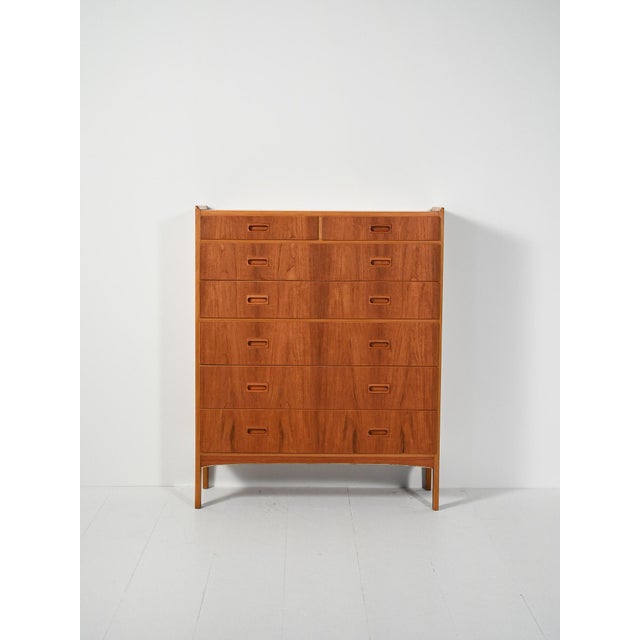 Swedish Teak Chest of 7 Drawers from Treman, 1960s For Sale - Image 11 of 11