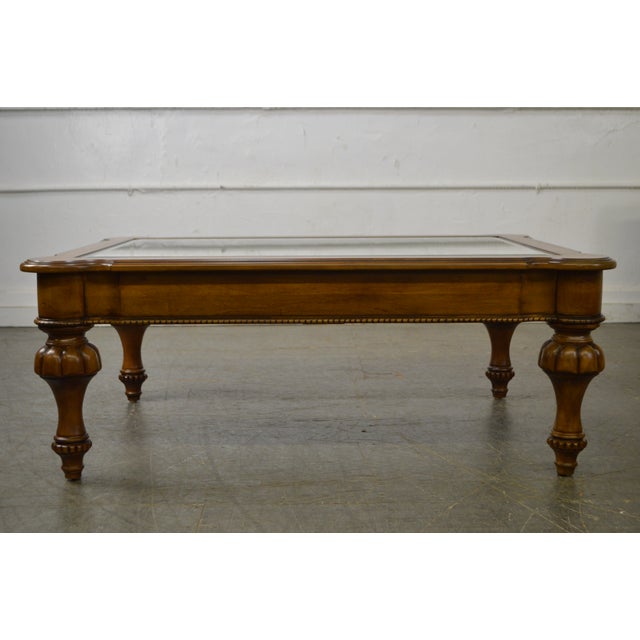 Ethan Allen Devereaux Tuscan Style Coffee Table (B) Chairish