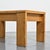 Charlotte Perriand's selection for Les Arcs 1800. Square coffee table in solid pine, created for the Les Arcs ski resort...