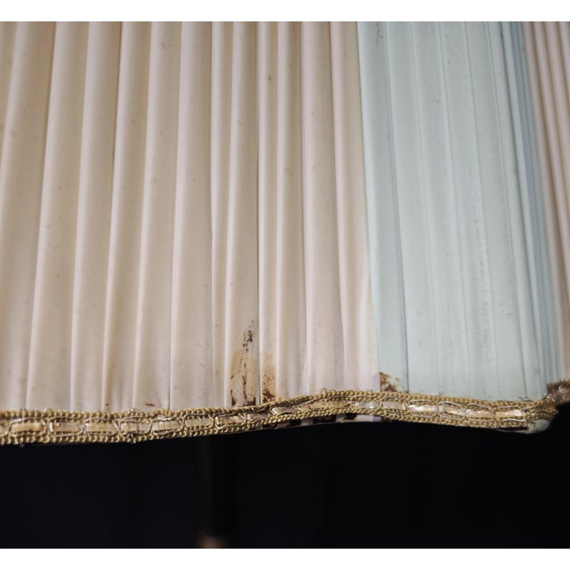 Vintage Floor Lamp in Wood and Brass, 1950s For Sale - Image 18 of 18