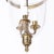 British Colonial Style Glass Lantern or Pendant For Sale In West Palm - Image 6 of 7