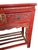 Vintage Chinoiserie Red Lacquer Console Table 33.5" W For Sale - Image 9 of 12