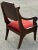 Set of Empire French Library Armchairs For Sale - Image 9 of 10