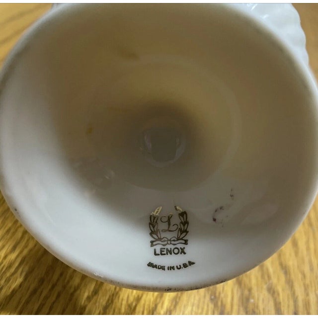 Add timeless elegance to your décor with this beautiful vintage Lenox bud vase. Made in the USA, this petite porcelain...