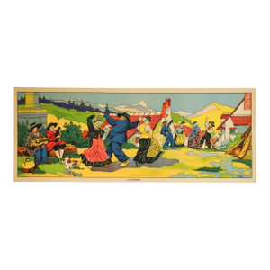 1920 French Travel Poster, "L'Auvergne," Gaston Niezabytowski