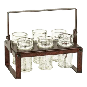 Crissier 6 Shot Tequila Serving Set, 7 Pieces