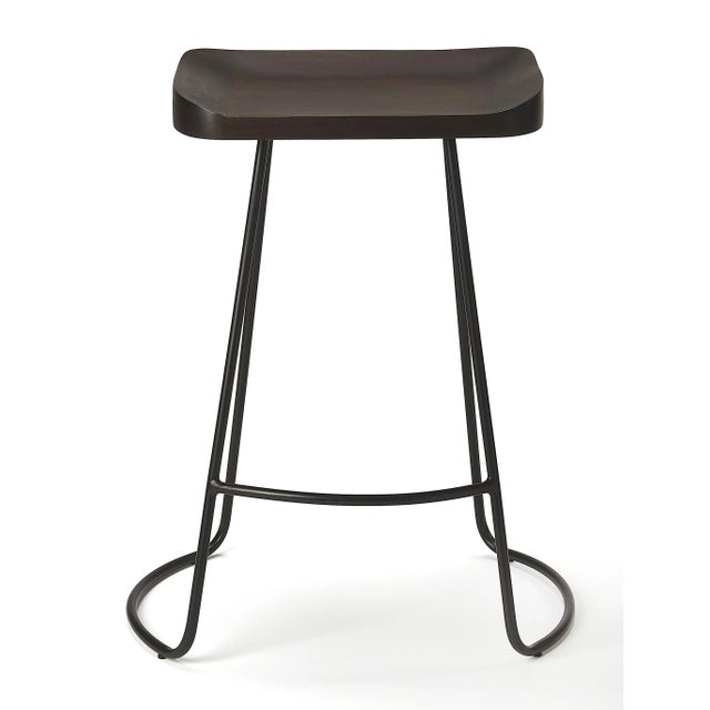 2020s Alton Backless Coffee 25.5" Counter Stool, Dark Brown For Sale - Image 5 of 8