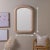 Phoebe Wall Mirror, Natural For Sale - Image 6 of 7