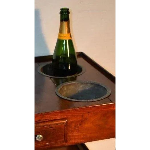 French fruitwood rafraichissoir of the Directoire era circa 1800 to 1810. This is conveniently styled with a tray edges to...