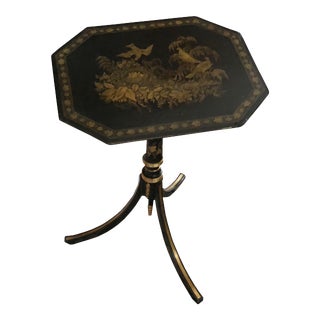 Mid 20th Century Regency Style Chinoiserie Table For Sale